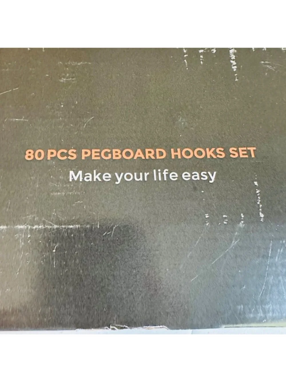 80 Pcs Pegboard Basket and Pegboard Hooks For Organizing Tools & Accessories
